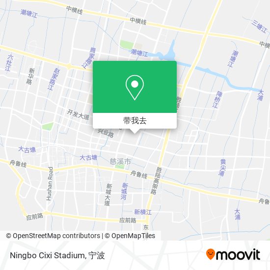 Ningbo Cixi Stadium地图