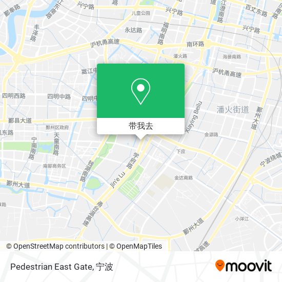 Pedestrian East Gate地图