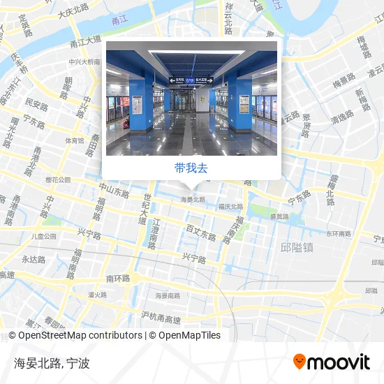 海晏北路地图