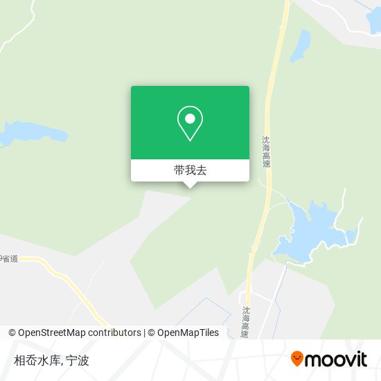 相岙水库地图