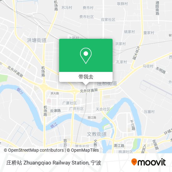庄桥站 Zhuangqiao Railway Station地图