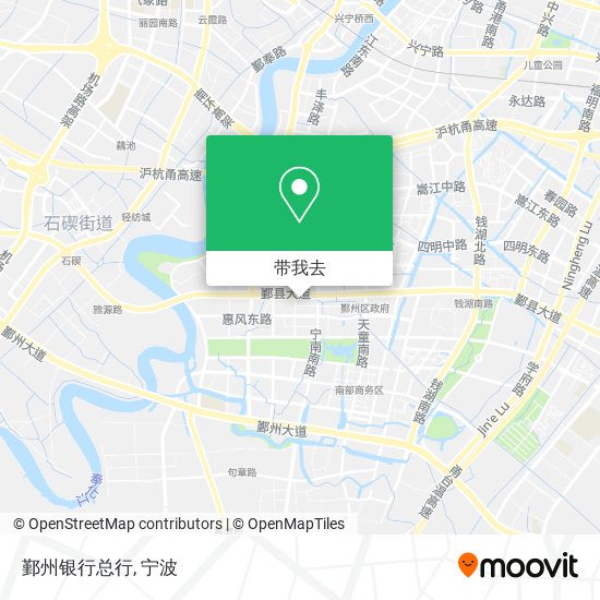 鄞州银行总行地图