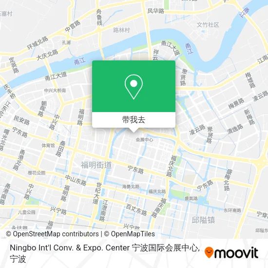 Ningbo Int'l Conv. & Expo. Center 宁波国际会展中心地图