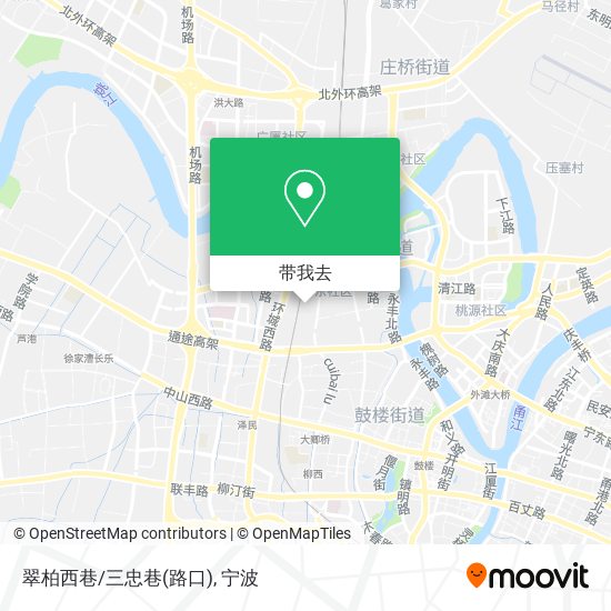 翠柏西巷/三忠巷(路口)地图