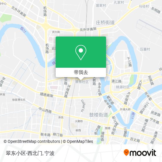 翠东小区-西北门地图