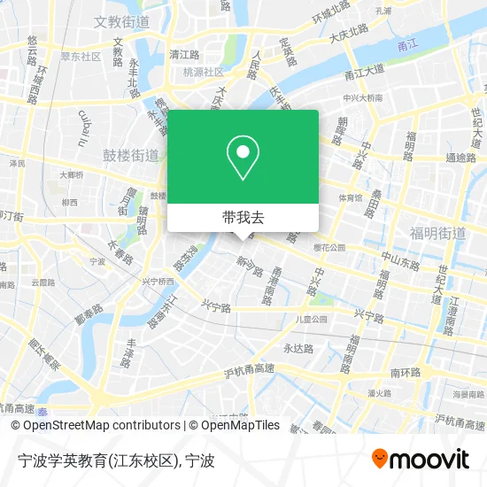 宁波学英教育(江东校区)地图