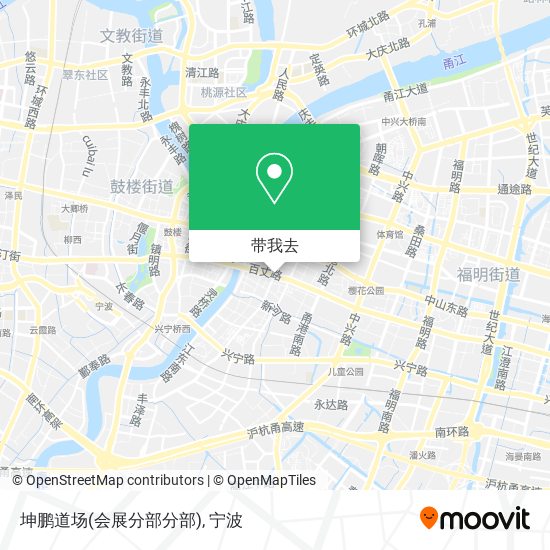 坤鹏道场(会展分部分部)地图