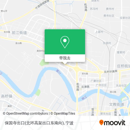 保国寺出口(北环高架出口东南向)地图