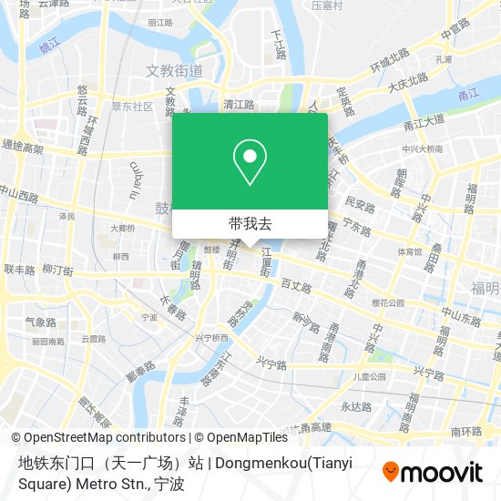 地铁东门口（天一广场）站 | Dongmenkou(Tianyi Square) Metro Stn.地图