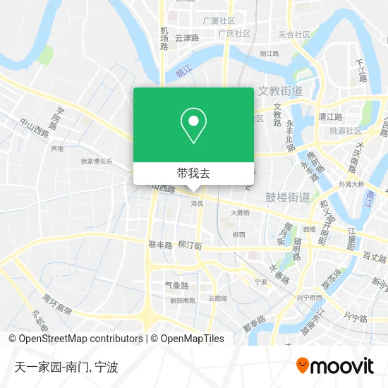 天一家园-南门地图