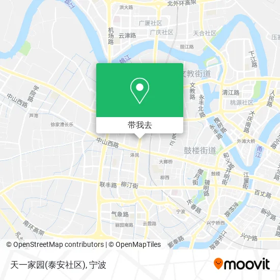 天一家园(泰安社区)地图