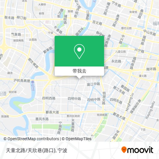 天童北路/天欣巷(路口)地图