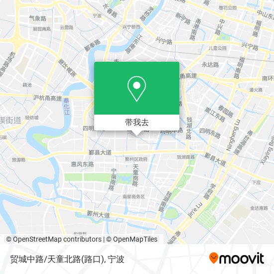 贸城中路/天童北路(路口)地图