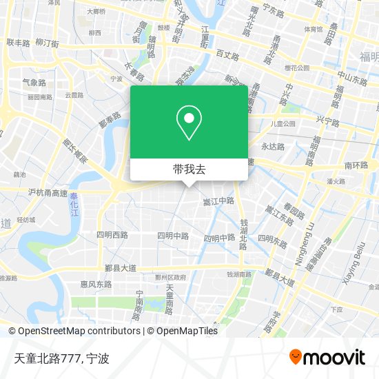 天童北路777地图