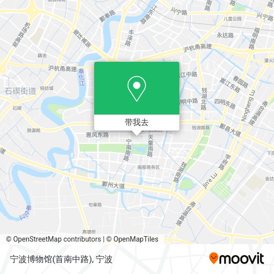 宁波博物馆(首南中路)地图