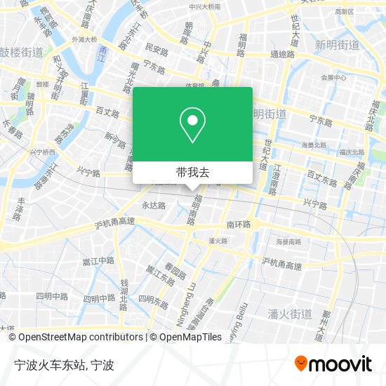 宁波火车东站地图