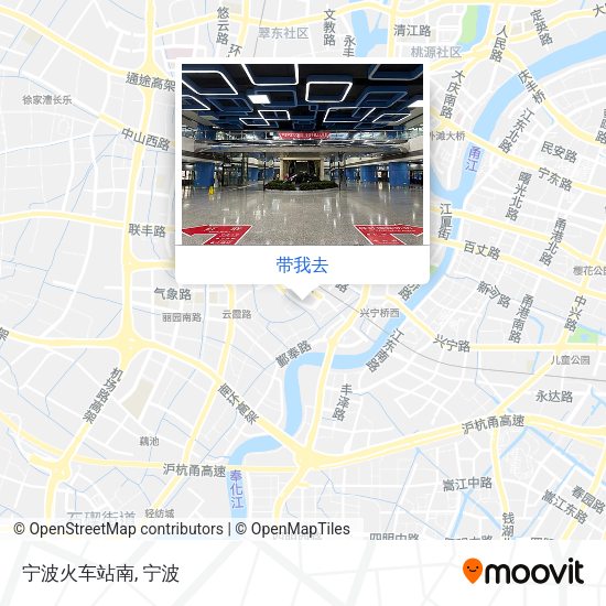 宁波火车站南地图