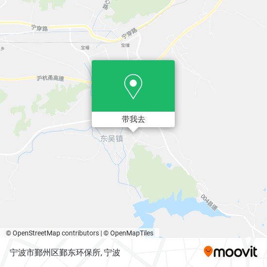 宁波市鄞州区鄞东环保所地图