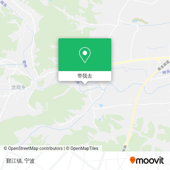 鄞江镇地图
