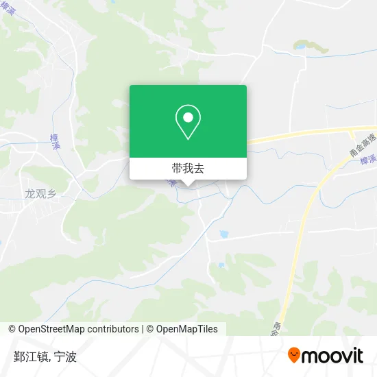 鄞江镇地图