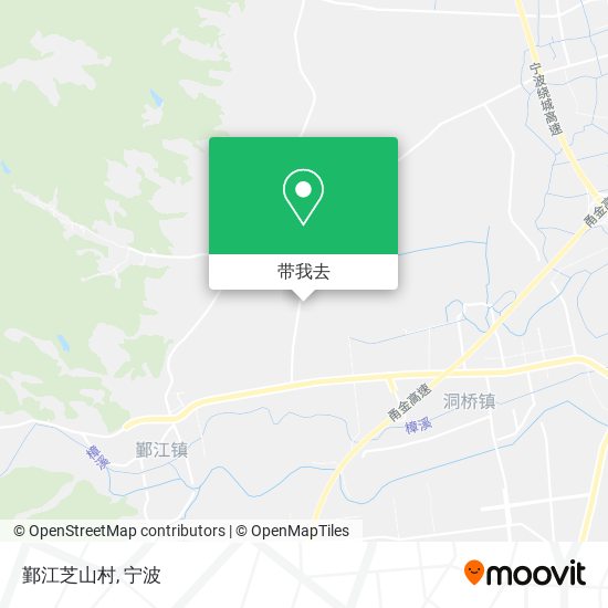鄞江芝山村地图