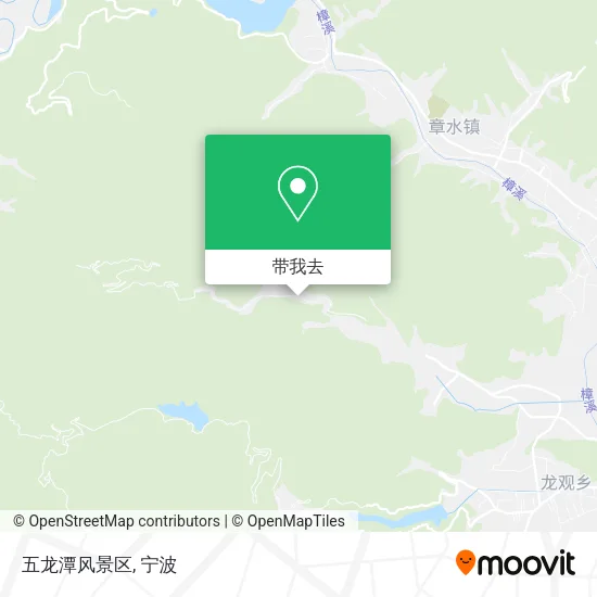 五龙潭风景区地图