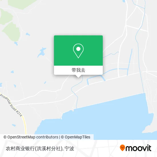 农村商业银行(洪溪村分社)地图