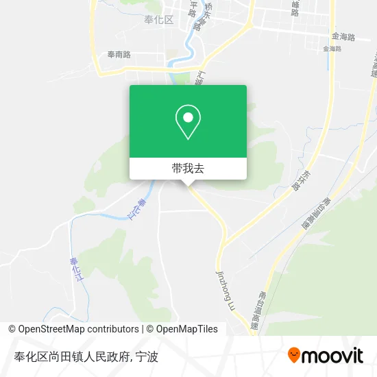 奉化区尚田镇人民政府地图