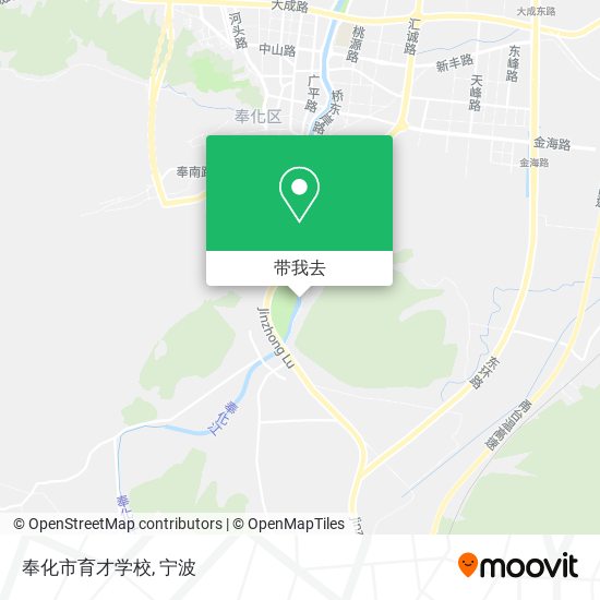 奉化市育才学校地图