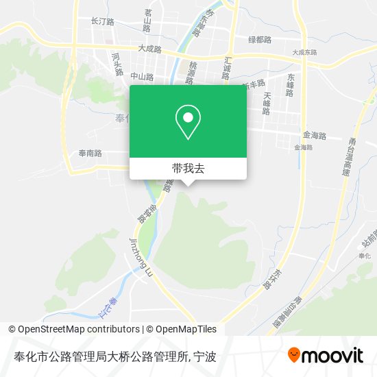 奉化市公路管理局大桥公路管理所地图