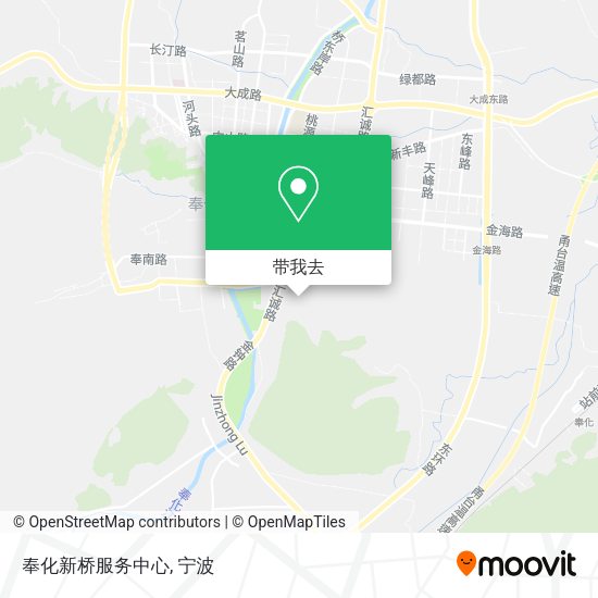 奉化新桥服务中心地图
