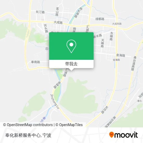 奉化新桥服务中心地图