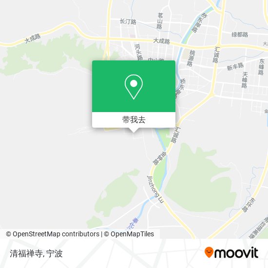 清福禅寺地图
