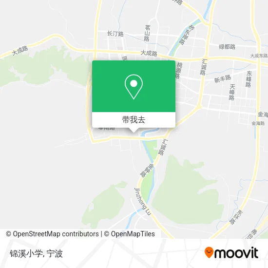 锦溪小学地图