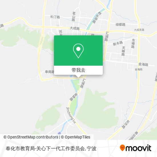 奉化市教育局-关心下一代工作委员会地图