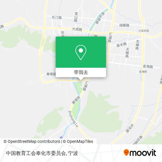 中国教育工会奉化市委员会地图