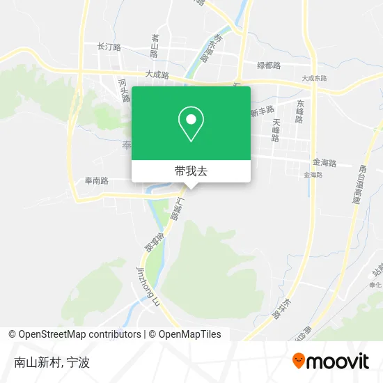 南山新村地图