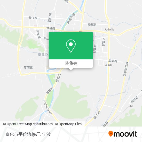奉化市平价汽修厂地图