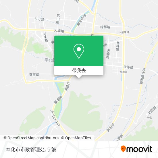 奉化市市政管理处地图