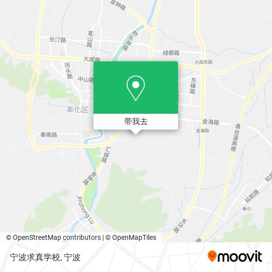 宁波求真学校地图