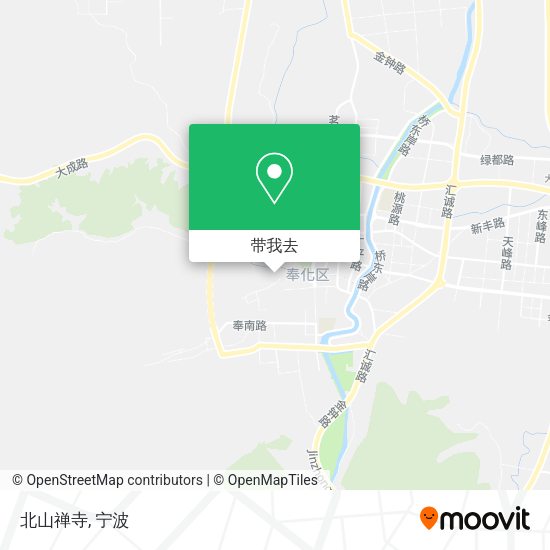 北山禅寺地图
