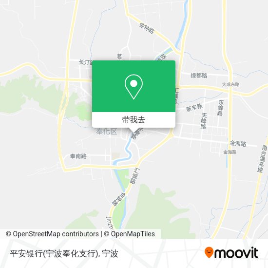 平安银行(宁波奉化支行)地图