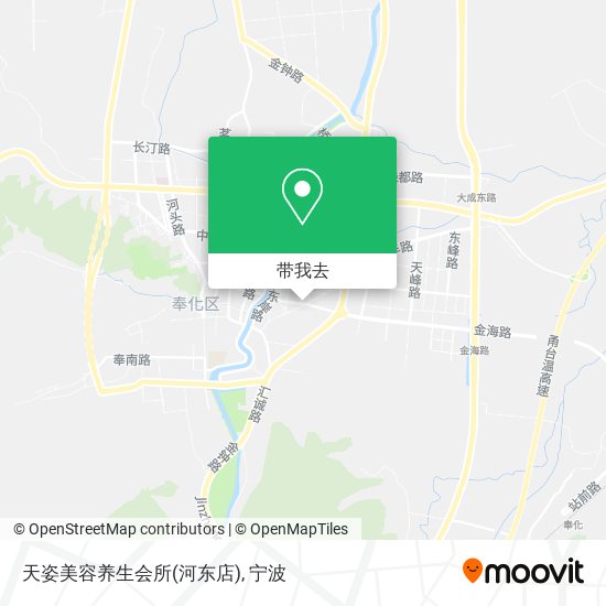 天姿美容养生会所(河东店)地图