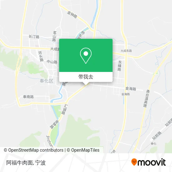 阿福牛肉面地图