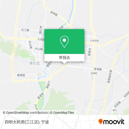 四明大药房(三江店)地图