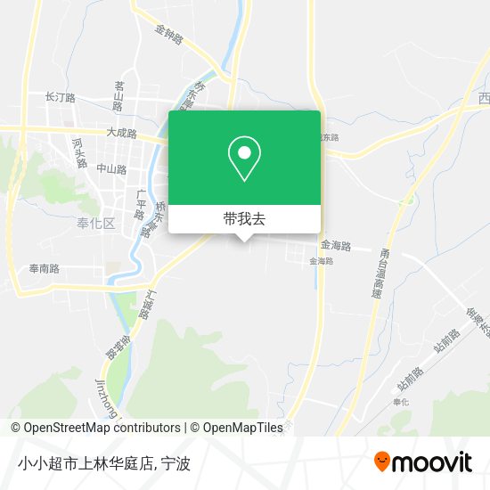 小小超市上林华庭店地图