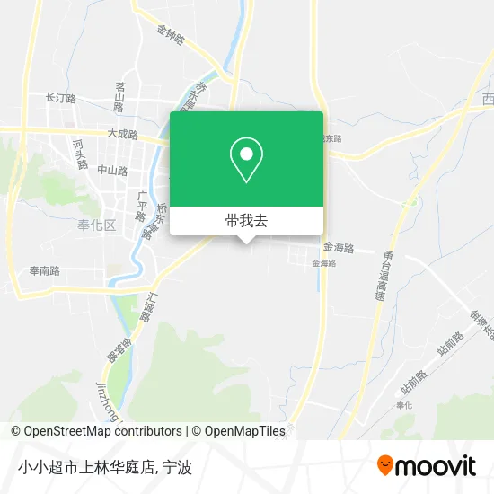 小小超市上林华庭店地图