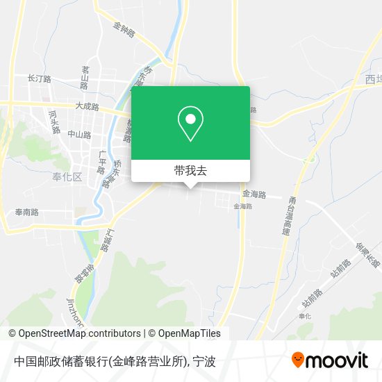 中国邮政储蓄银行(金峰路营业所)地图