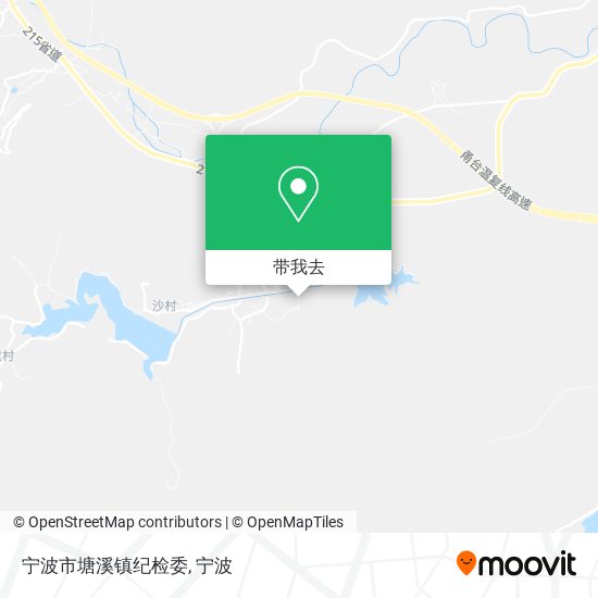宁波市塘溪镇纪检委地图