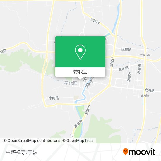中塔禅寺地图